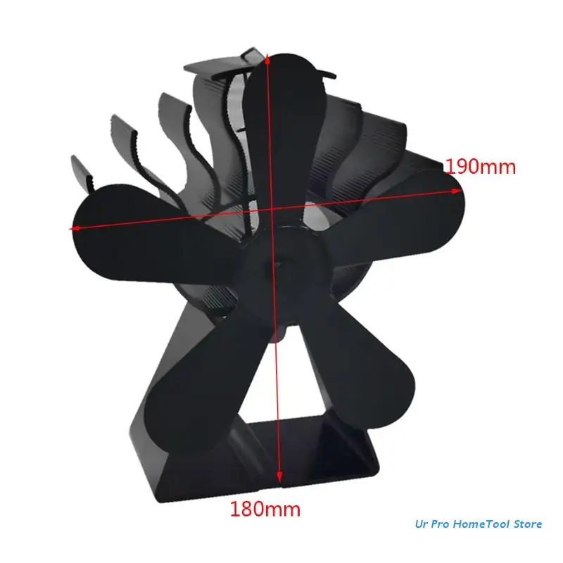 

Home Wood Log Fireplace Fan Burning Fireplace Circulating Warm Air Quiet M17E