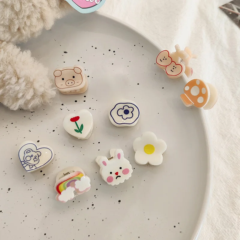 

Korean Baby Cartoon Animal Hair Claw Girls' Cute Mini Hair Clip Sweet Hairpin Children's Barrettes Hair Accessories Jewelry