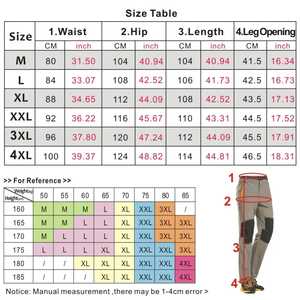 

Facecozy Men Outdoor Sports Fishing Pants Breathable Elastic Trousers Trekking Hiking Pants Camping Climbing Fishing Clothes