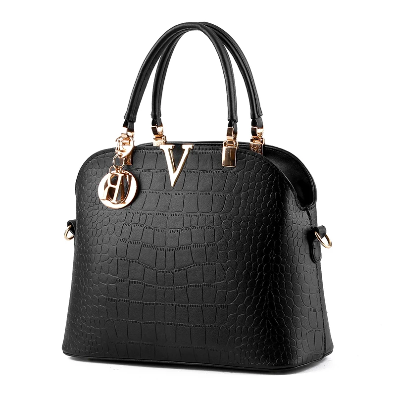 Новинка 2020 женские сумки через плечо из искусственной кожи с крокодиловым узором