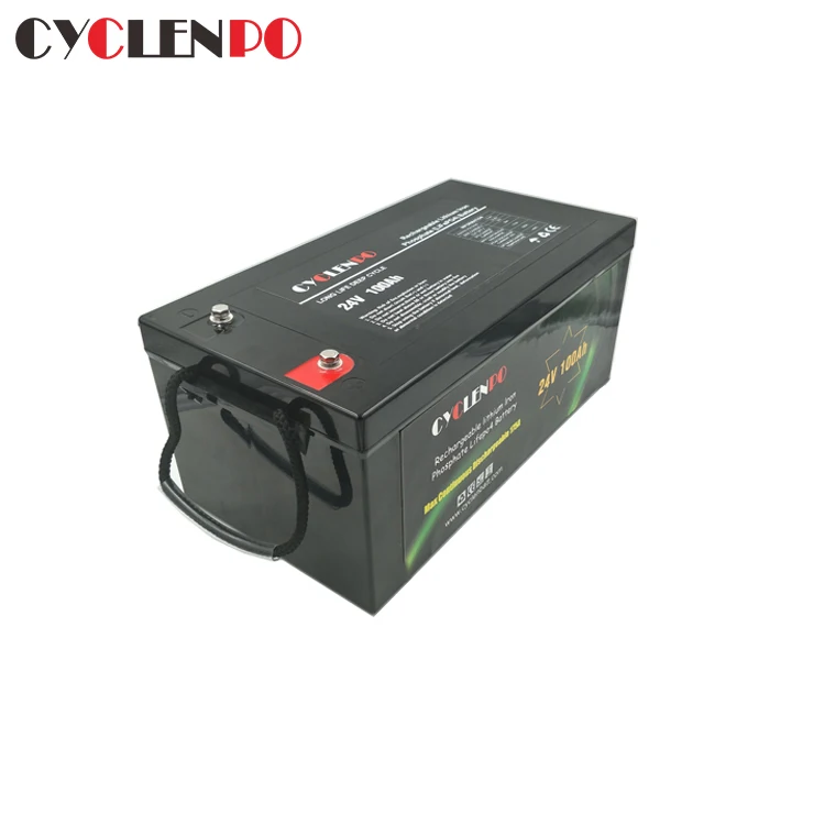 

Factory Direct Supply Lifepo4 24 Volt Lithium Ion Battery 100Ah 24V With Bms Full Protection