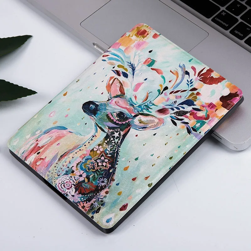 

BOZHUORUI Case for 6.8" Kobo Aura H2O Edition 2 e-Books Reader -Fashion painted Magnetic Smart Shell Cover with Auto Sleep/Wake