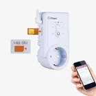 GSM-пульт дистанционного управления, розетка европейского стандарта, 10 А, русский смарт-переключатель с датчиком температуры, разъем для Sim-карты, управление телефоном (только на русском языке)