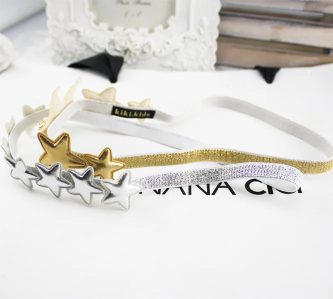 1 шт. Новое поступление блестящая корона звездочки эластичная повязка для волос
