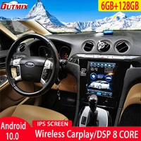 6128gb tesla style for ford galaxy s max 2007 2015 car multimedia player built in auto radio navigation head unit st