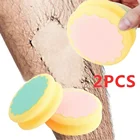 2 шт., мягкая губка для удаления волос с кожи