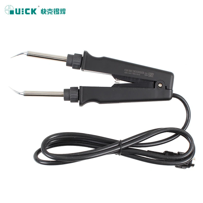 

More quick iron tweezers 989 + soldering iron handle with original quick hakko937 969 967 936ESD and other soldering station use