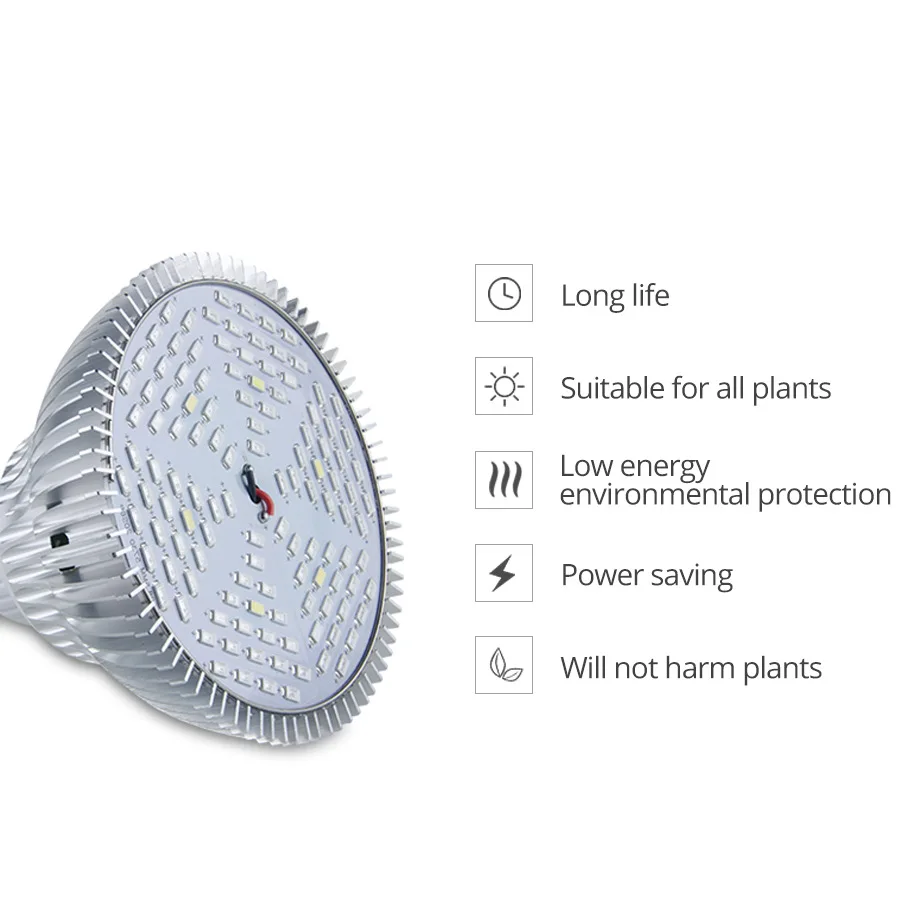2 предмета в комплекте полный спектр Светодиодная лампа 10 Вт 30 50 красные синие УФ