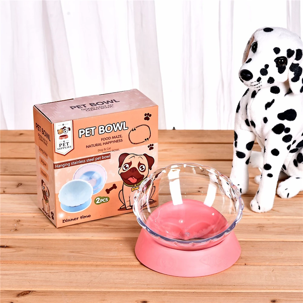1 шт. пластиковая наклонная кормушка-миска для домашних питомцев собака кошка