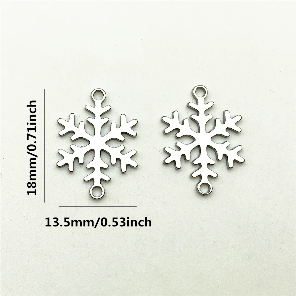 10 шт. подвеска в виде снеговика из нержавеющей стали | Украшения и аксессуары