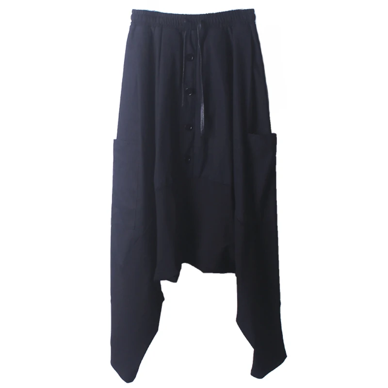 2020 Весенняя Новинка Парикмахерская штаны шаровары японский мужской свободный