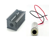 focusable high power 830nm 100mw 3v 5v nearly ir infrared laser diode dot module with dia 12mm cooling heatsink