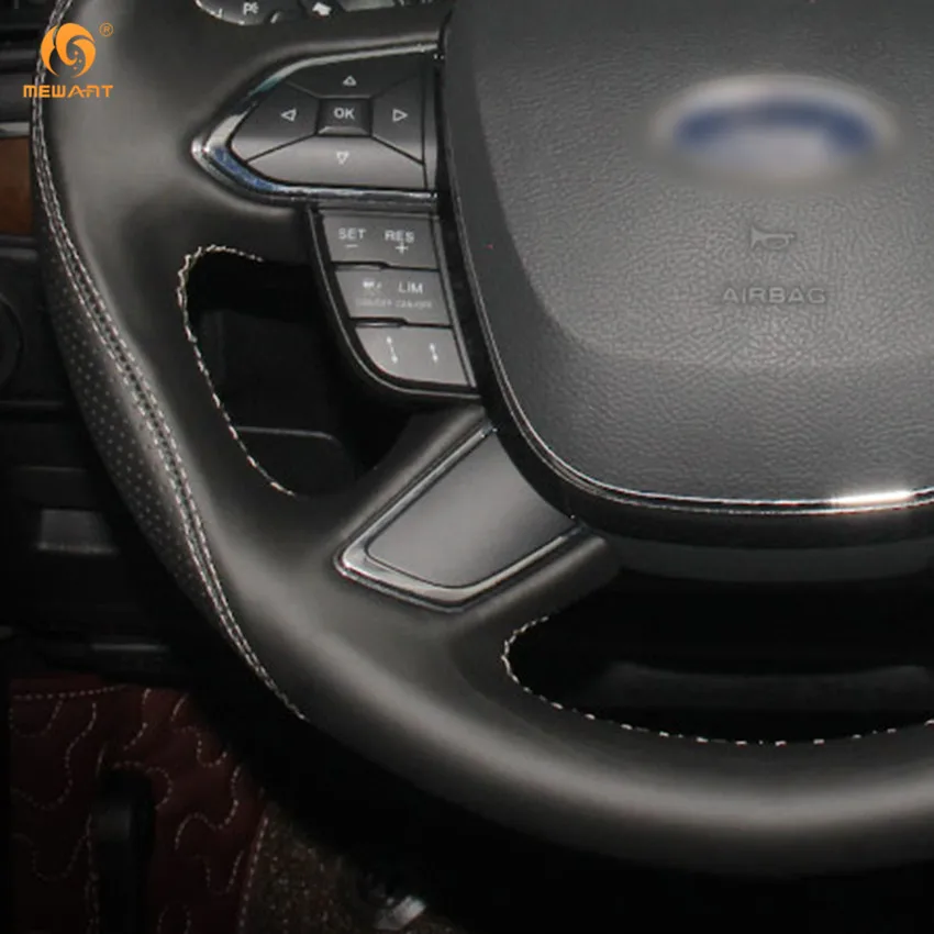 MEWANT черная натуральная кожа фотоэлемент для Ford Taurus 2016 2017 аксессуары интерьера
