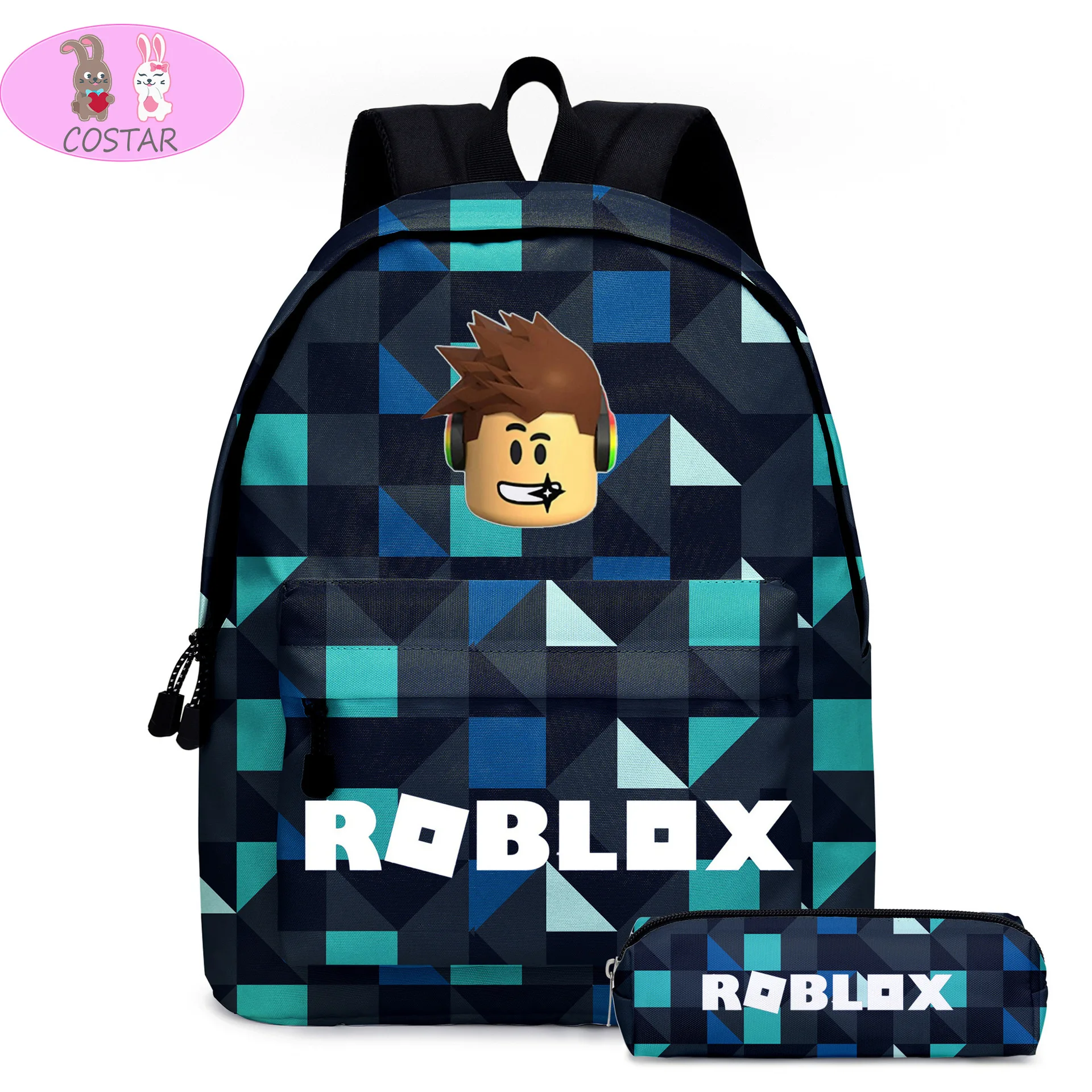 

COSTAR Cartoon Printed School Bags Fashion Game Backpack Teenagers Nylon Waterpoof Bookbag Mochila Casual Backpack