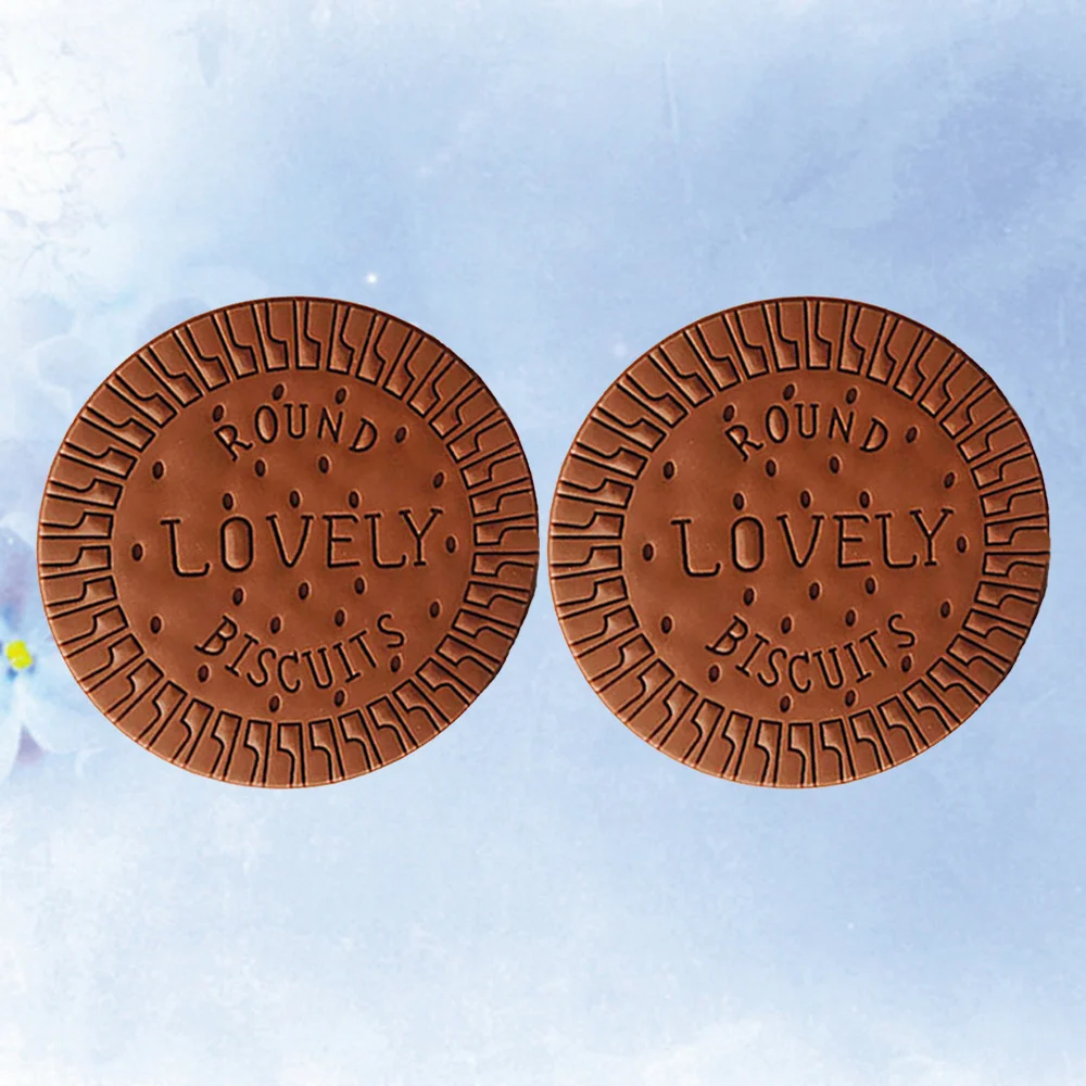 

2Pcs Lovely Biscuitse Shaped Cover Notepad Binding Pocket Notebook Portable Mini Daily Diary for Friends