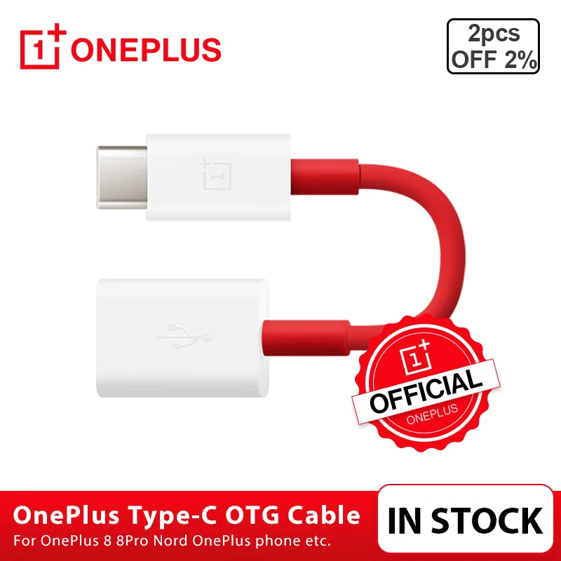 

Оригинальный кабель OnePlus Type-C OTG для OnePlus 7 7 Pro 8 8Pro 8T Nord OnePlus 9 9Pro Nord CE
