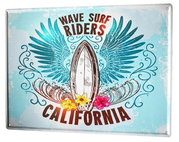 

Жестяной знак Globetrotter Калифорния