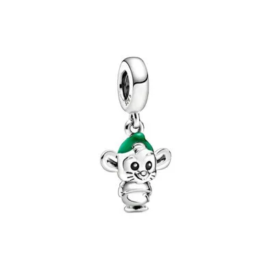 Silver color Beads Charm Heart Animals Bead Little Boy Fit Original Pandora Dangle Bracelet for Women Diy Jewelry Gift | Украшения и