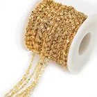 2 м Плоская овальная губа из нержавеющей стали-звено цепочки в виде для самостоятельного изготовления браслетов, ювелирных изделий