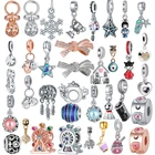 Платье-пачка с бантом кости колесо обозрения с сердечками и звездами бусинки соответствуют Европе оригинал для Для женщин Подвески Ожерелья 