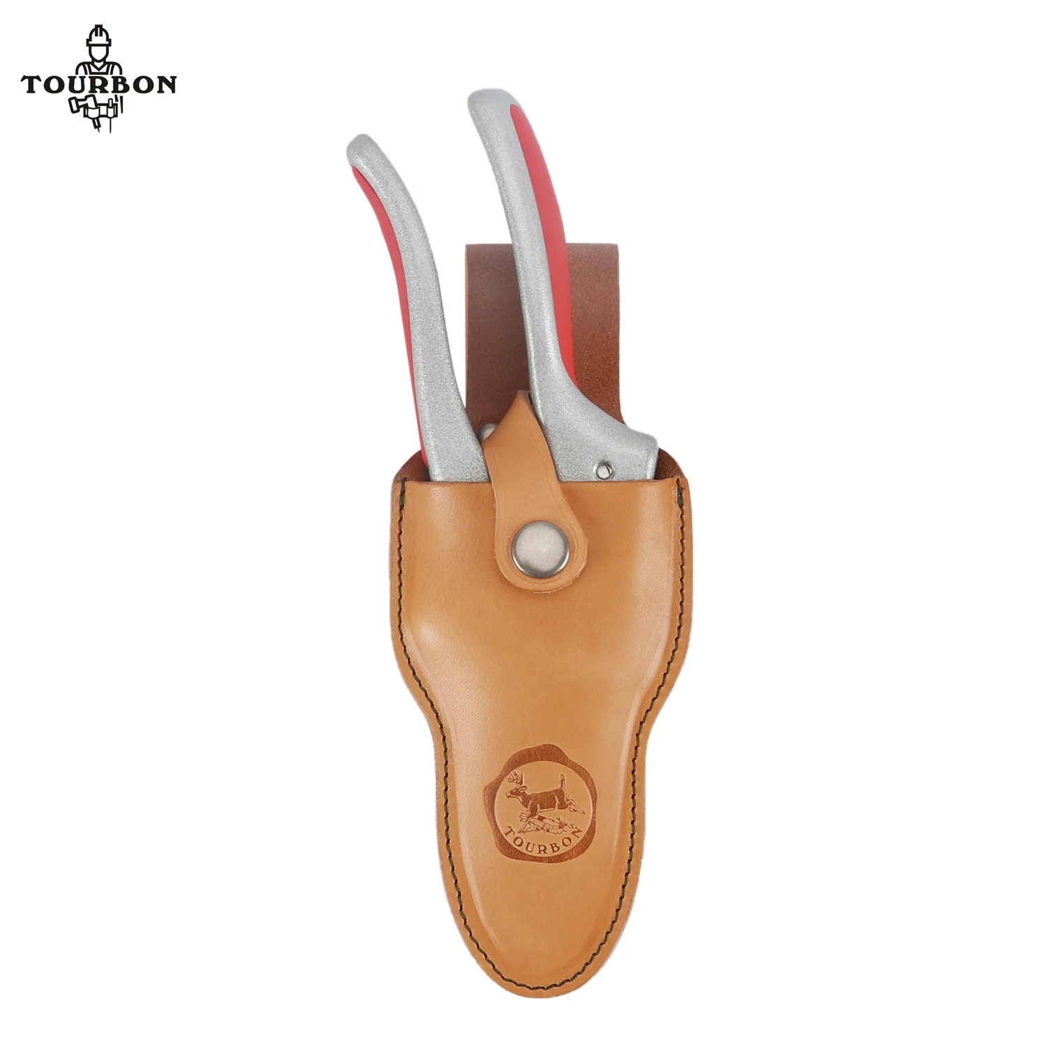 

Tourbon Genuine Leather Pincer Pliers Holder Scissors Sheath Multi Tool Carrier Gardening Tools Holster Pruning Shears Pouch