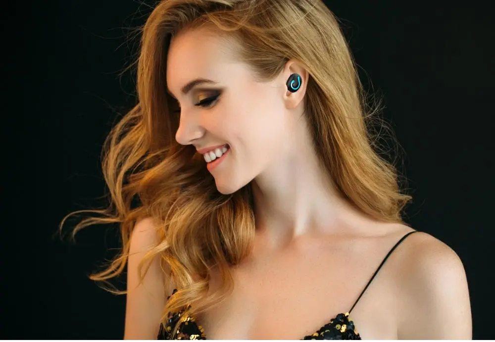 Наушники Bluetooth наушники-вкладыши TWS с Спорт Handsfree гарнитура наушники-вкладыши с зарядным футляром для телефона Xiaomi