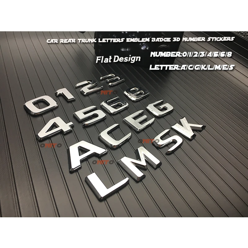 Комплект кузова для класса C C63 C43 AMG C180 C200 C300 C320 C350 4matic CDI багажник эмблема хром
