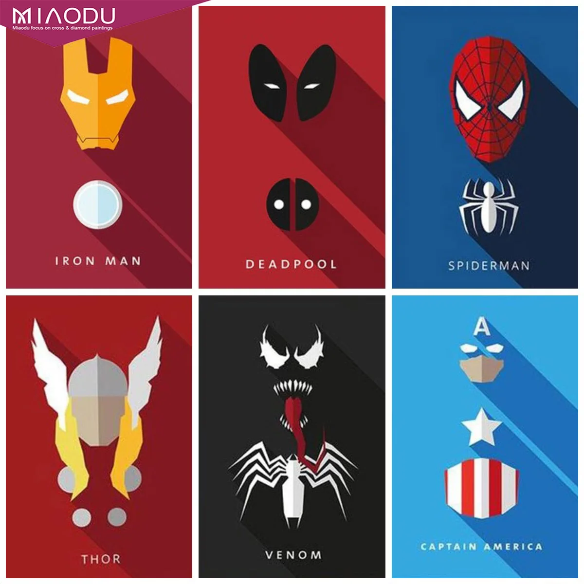 

5D Diamond Painting Disney Cartoon Marvel Avengers Poster Iron Man Spiderman Diamond Embroidery Kid Room Mural Home Decor Gifts