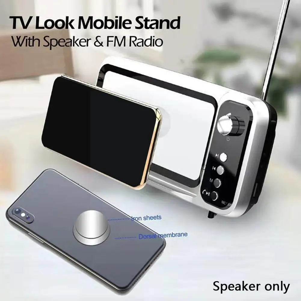 

New Wireless Radio Creative Retro Wireless Bluetooth Portable Learning Mini Audio Radio Speaker Online V0S5