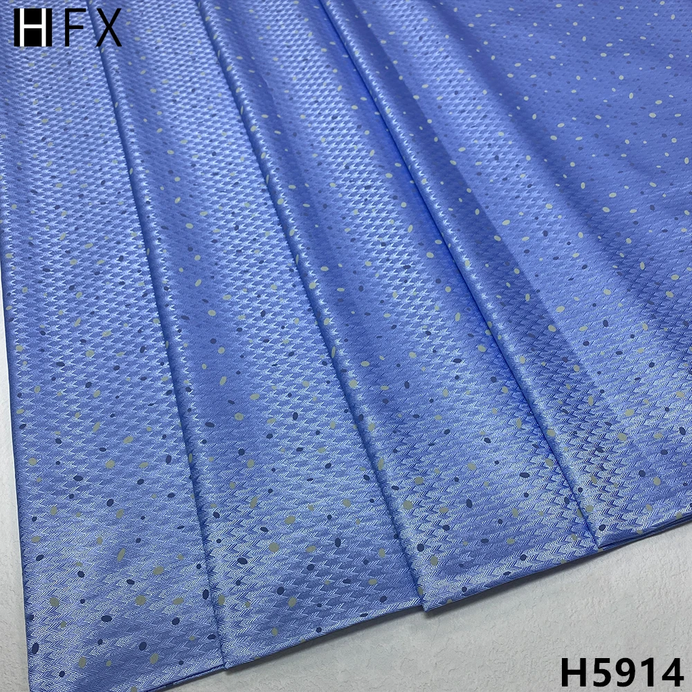 HFX Оригинальная Ткань 2021 высококачественное кружево 5 ярдов базин 100% хлопок с 15