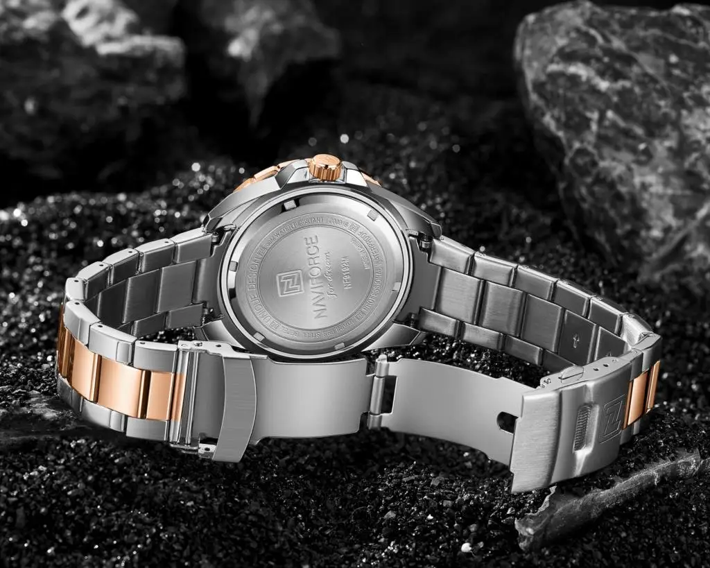 Часы наручные NAVIFORCE Мужские Аналоговые брендовые Роскошные водонепроницаемые