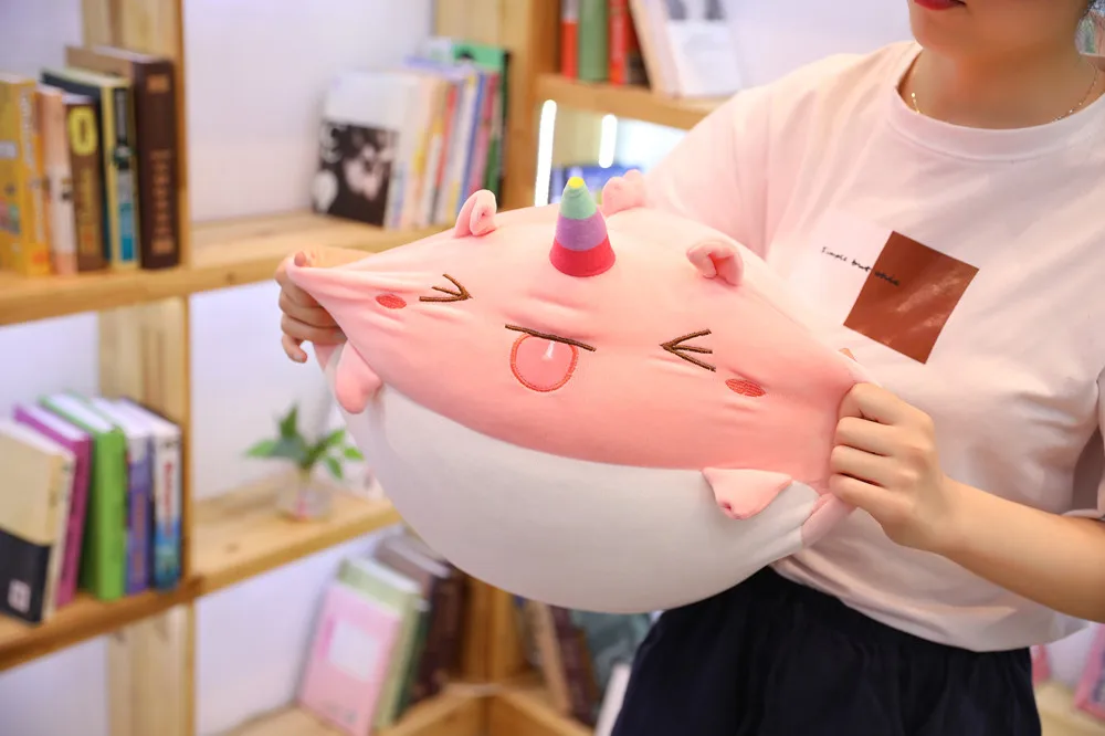 Мягкими Животные игрушка мягкая жирных Косплей Shiba «Лисья Секретная служба»(Inu единорог, Динозавр Печать Дети взрослых Ночная подушка для ног и Plushie 3 размера