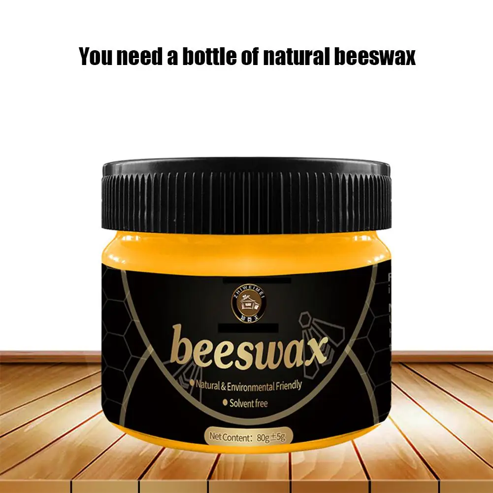 

85g Wood Seasoning Beewax Polish Waterproof Natural Beewax Furniture Care Accessories For Wood Furniture Dropshipping