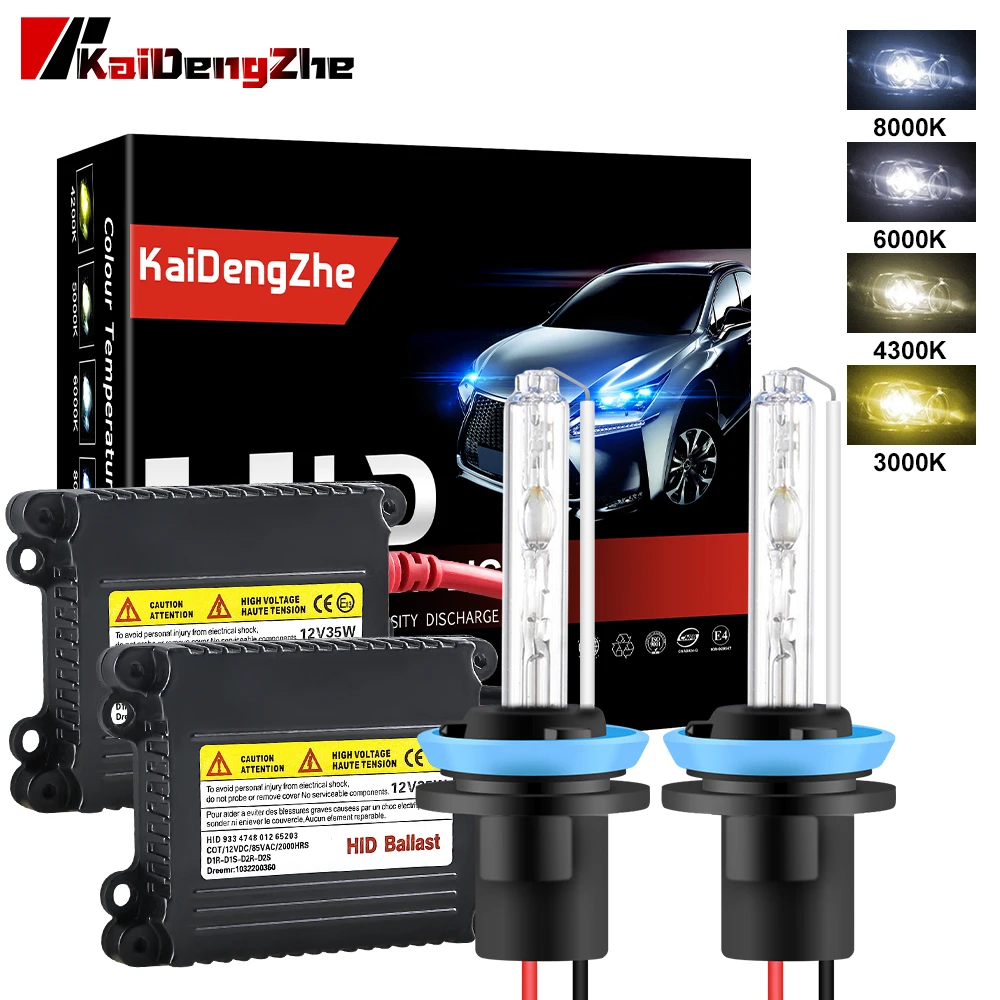 Комплект ксеноновых фар H7 35 Вт тонкий балласт 2 шт. H1 H3 H4 H8 H11 9005 HB3 9006 HB4 3000k 4300k 6000k 8000k