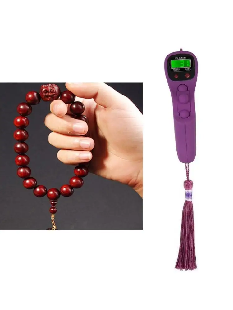 

Portable Handheld Digital Beads Counter with Backlight Finger Game Toy Manual Reset Decompression Relaxation Tool for Meditation