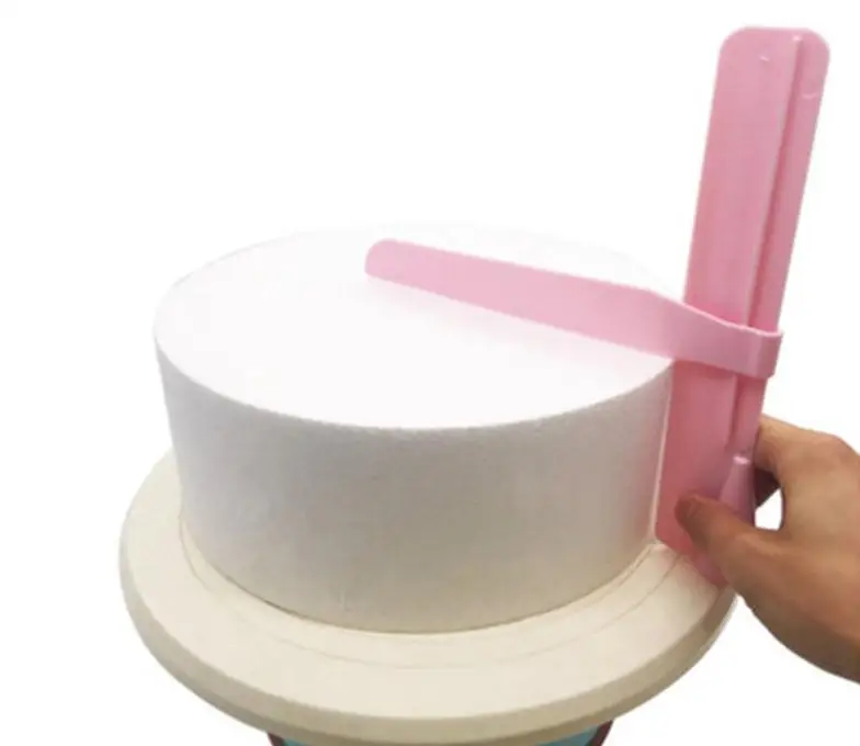 

New Bar Cake Scraper Smoother Adjustable Fondant Spatulas Cake Edge Smoother Cream Decorating Diy Tableware Cake Tool Wholesale