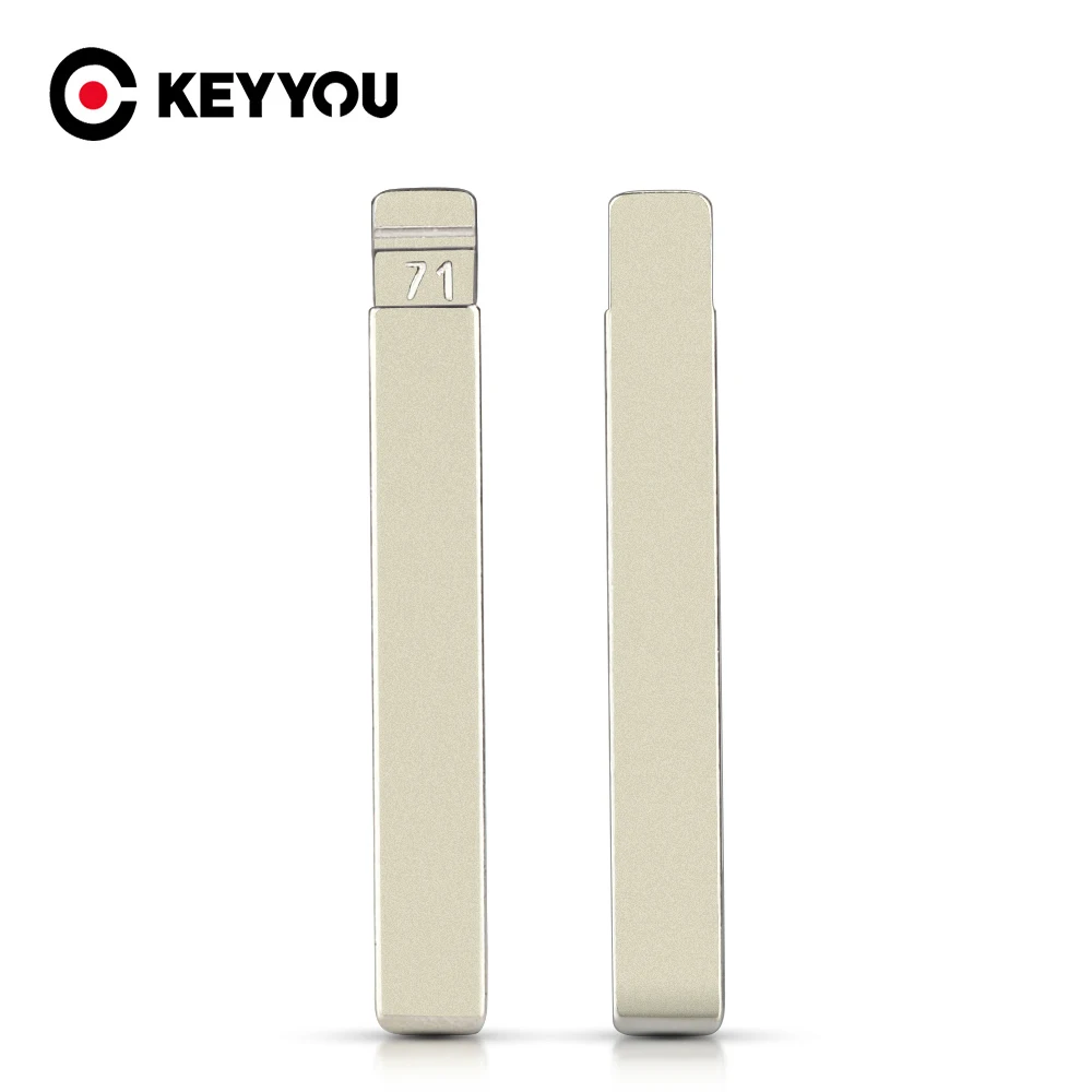 

KEYYOU Remote KD Blade 71# HU100 Blank For GMC Chevrolet Cruze Camaro Equinox Opel Buick For Upgrate Original Key Replacement