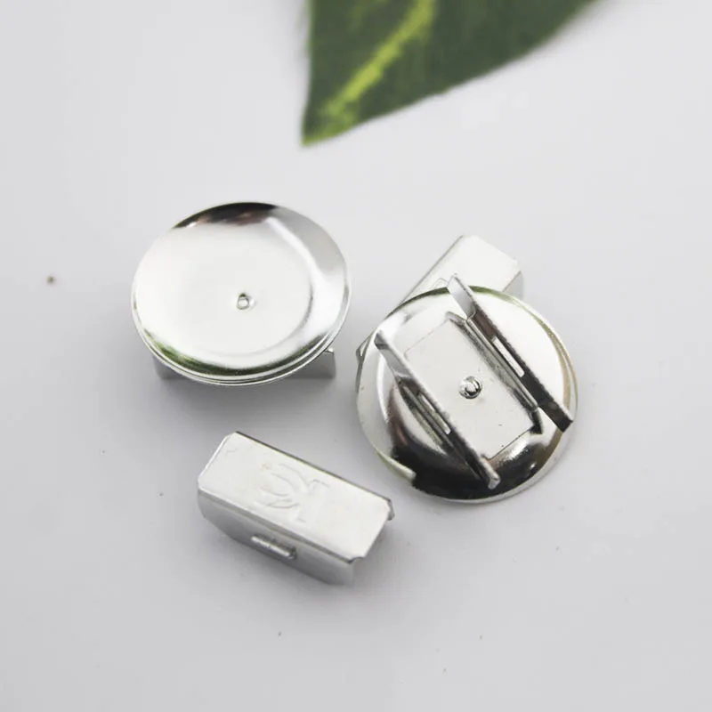 10set Hair Band Base Setting 18mm Cabochon Base Holder fit Elastic Band Rope Hairpin for DIY Jewelry Making Findings Accessories