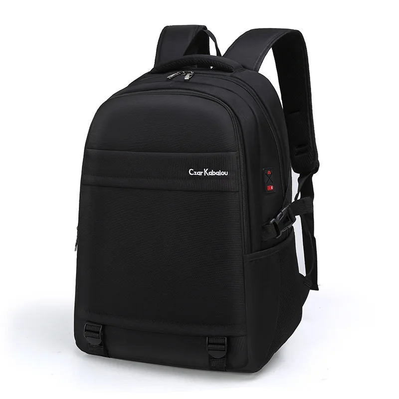 

USB Oxford Men's Backpack Black Large Capacity 15.6 Inch Laptop Backpack Men Multifunction