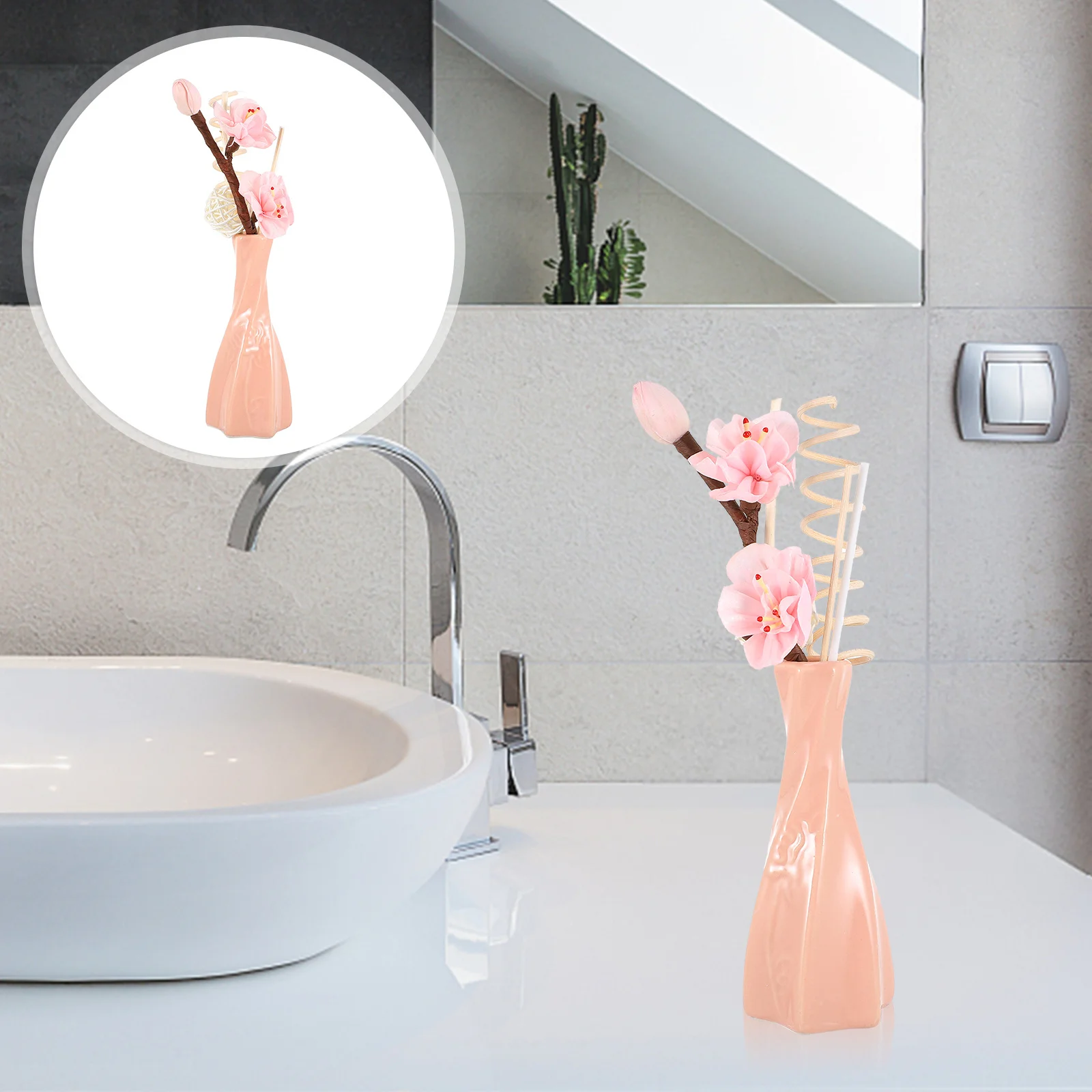 

1 Set Aroma Bottle With Rattans Essential Oil Home Diffuser Rattan Air Freshener Aroma Bottle With Essential Oil Rattan Decor