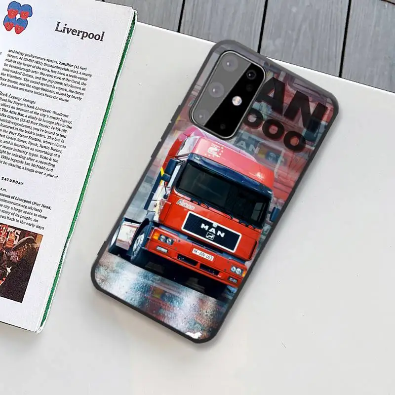 

Man trucks logo Phone Case for Samsung S20 plus Ultra S6 S7 edge S8 S9 plus S10-5G lite 2020 S10E