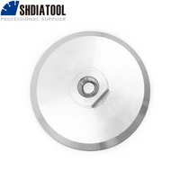 shdiatool 1pc aluminium based backer for polishing pad diameter 100mm m14 adapter 4inch nylon backing pad holder