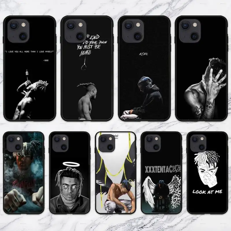 

Чехол для телефона ZORORONG Hot Rapper-Xxxtentacion для iPhone 11 12 Mini 13 Pro XS Max X 8 7 6s Plus 5 SE XR