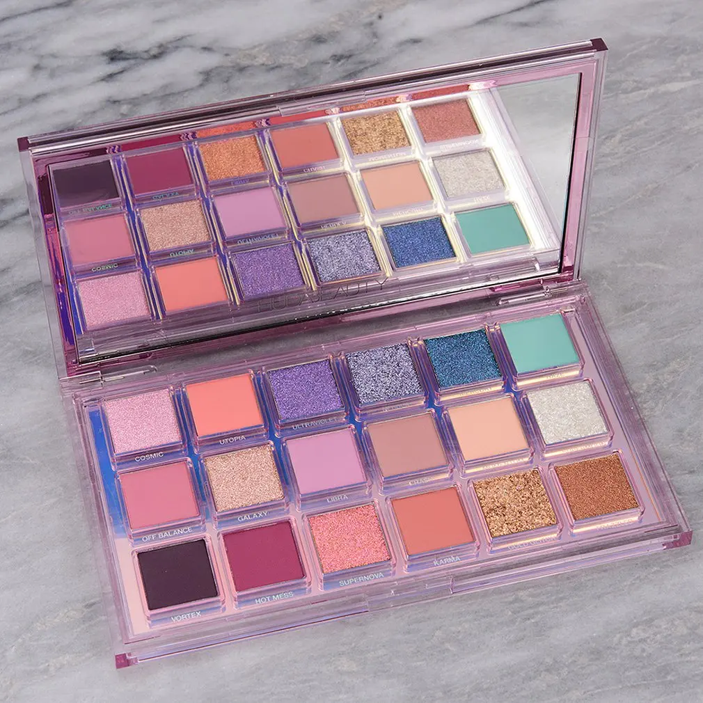

HUDAS 18 Colors Beauty Glazed Glitter Eyeshadow Palette Shimmer Matte Eyeshadow Palette Eye Shadow Cosmetics Maquillaje Makeup