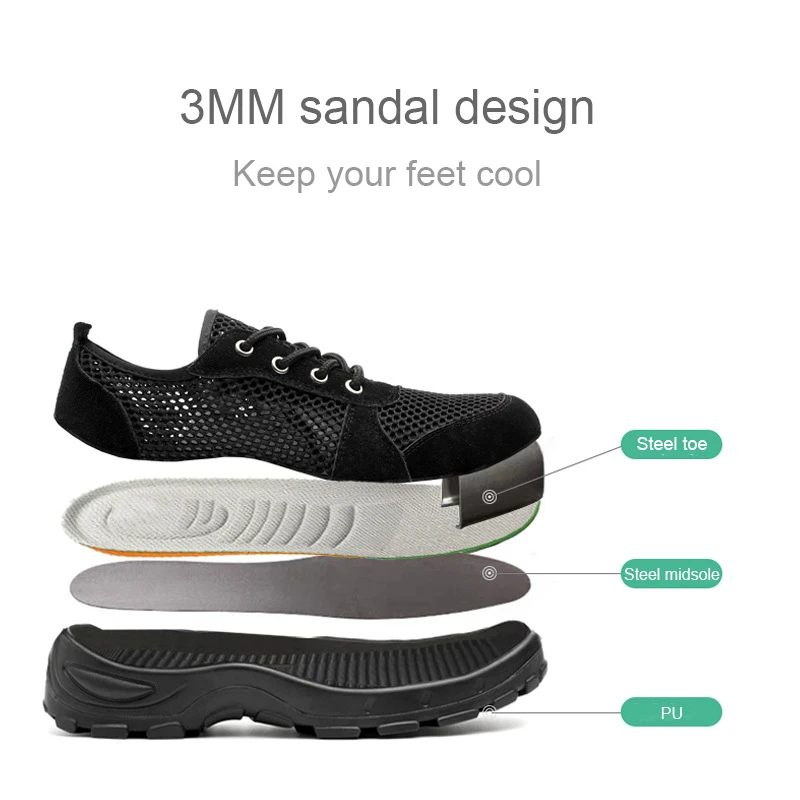 AGILESTAR Рабочая обувь для мужчин промышленная маслостойкая улицы нескользящая