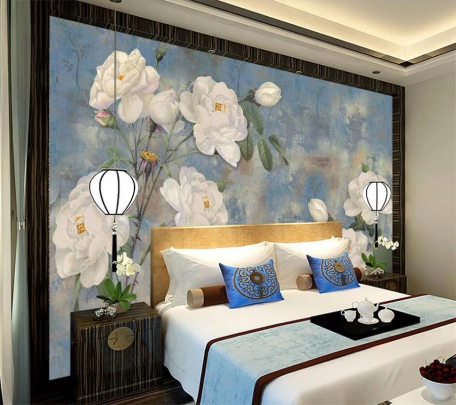 Обои на заказ wellyu в скандинавском стиле винтажные декоративные обои с акварелью