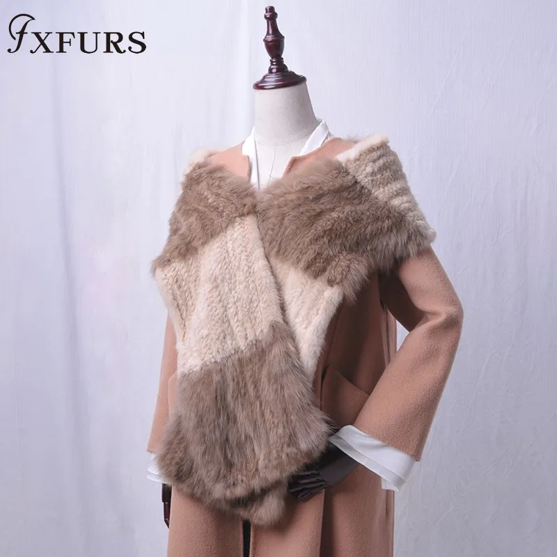 2020 высококачественный Женский вязаный шарф из натурального соболиного меха