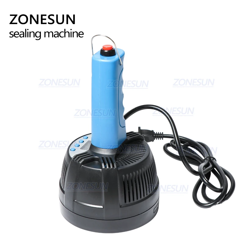 ZONESUN 20-100 мм Ручные электромагнитной индукции уплотнитель Мёд Пластик Стекло