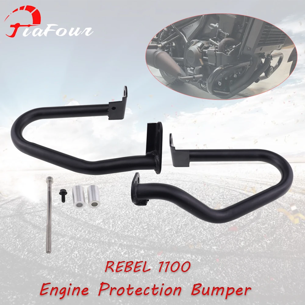 

Fit For Honda Rebel 1100 CMX1100 CMX 1100 2021 Front Lower Crash Bar Engine Guard Protection Bumper