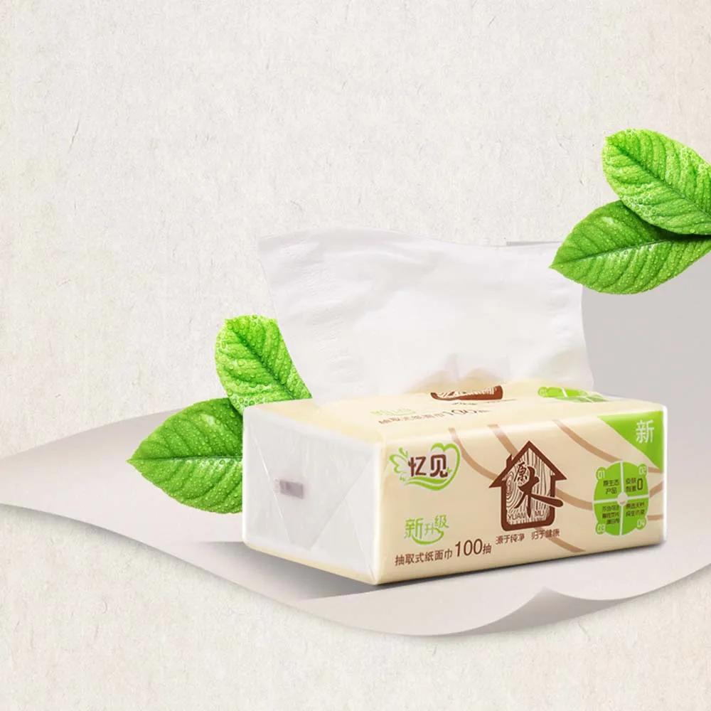 F39 натуральная древесная целлюлоза бамбуковая лицевая ткань Экологичная переработанная бумага для домашнего использования мягкая (300 лист... от AliExpress RU&CIS NEW